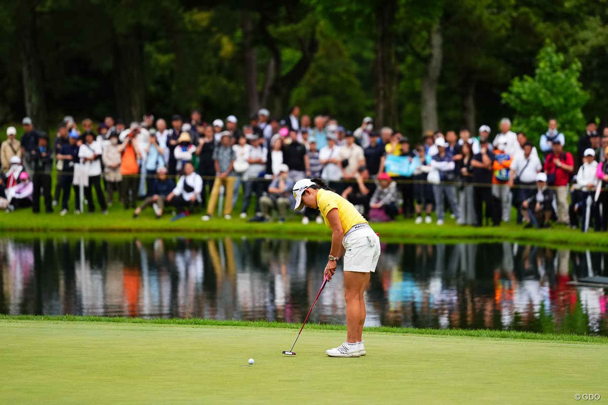 2023年 宮里藍 サントリーレディスオープンゴルフトーナメント 最終日 岩井千怜