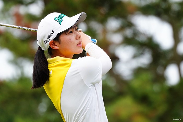 下部ツアーで3位に入った実績も 2023年 日本女子アマチュアゴルフ選手権 2日目 菅楓華