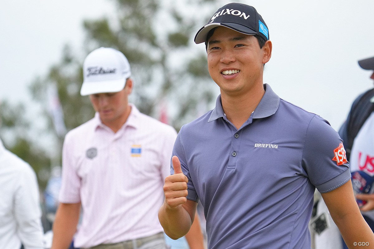 2023年 全米オープン 初日 桂川有人