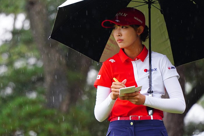 来週も再び「ジャパン」のユニフォームで 2023年 日本女子アマチュアゴルフ選手権 最終日 馬場咲希