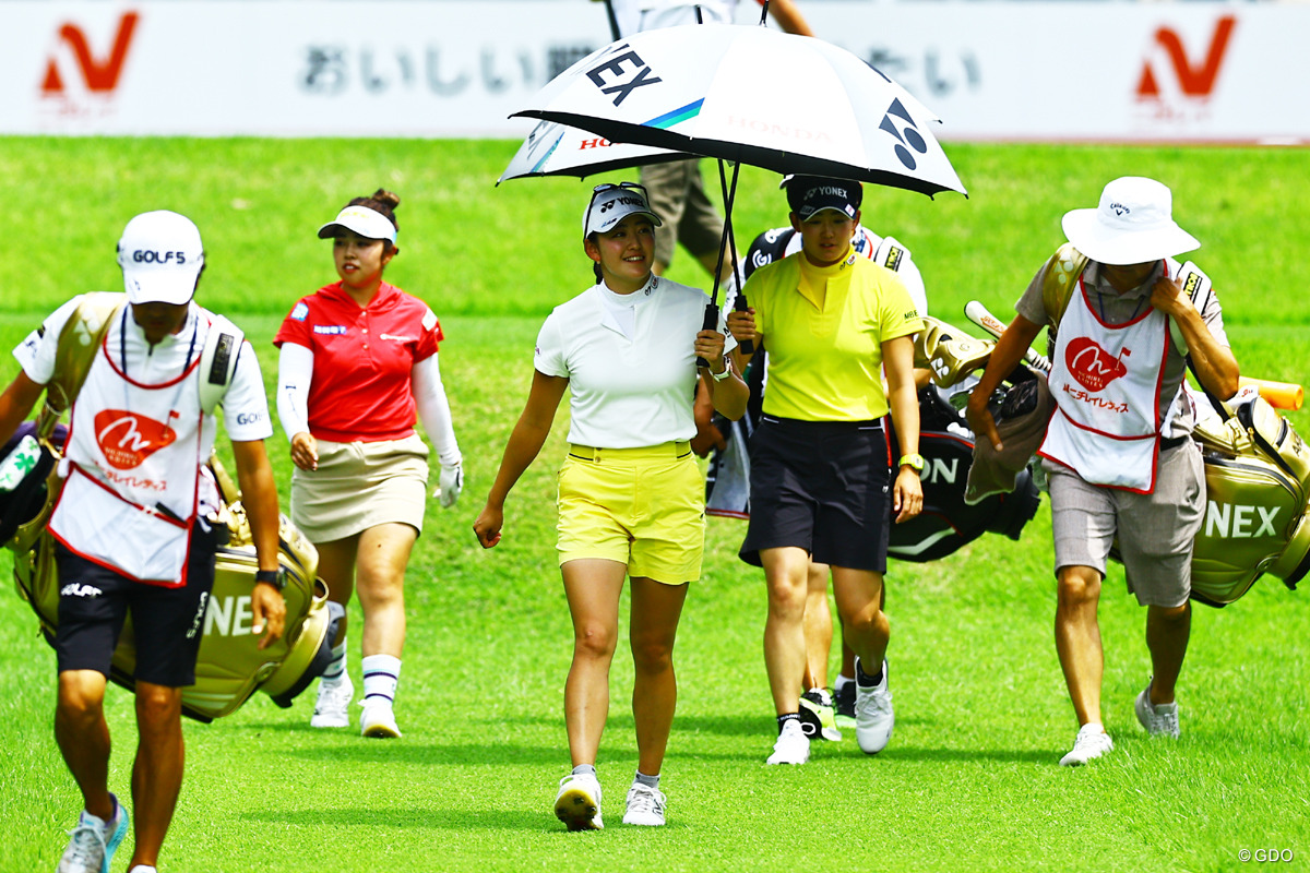 山下美夢有との優勝争いを楽しんだ