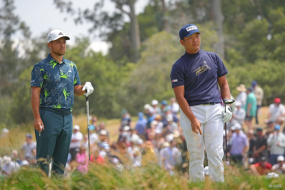 2023年 全米オープン 4日目 永野竜太郎 ザンダー・シャウフェレ