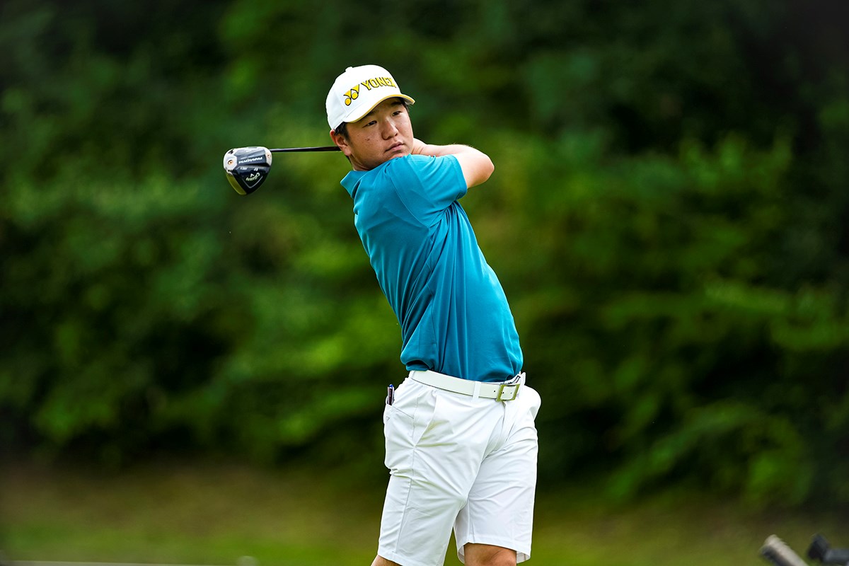 2023年 トヨタジュニアゴルフワールドカップ 初日 佐藤快斗