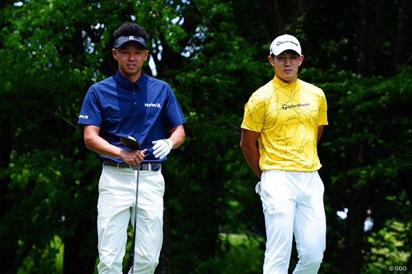 プロアマ戦で北島康介さんとプレー
