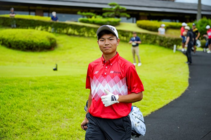 小川寿興翔は2日目「73」。通算3オーバーで個人戦28位（大会提供） 2023年 トヨタジュニアゴルフワールドカップ 2日目 小川寿興翔