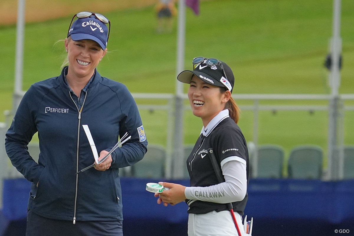 2023年 KPMG全米女子プロゴルフ選手権 事前 モーガン・プレッセル 西村優菜