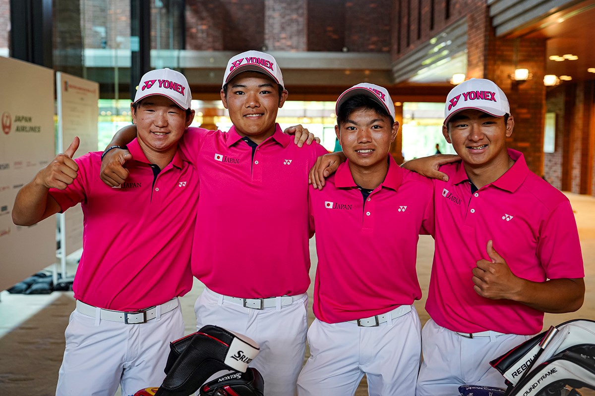 2023年 トヨタジュニアゴルフワールドカップ 3日目 佐藤快斗 本大志 小川寿興翔 丸尾怜央