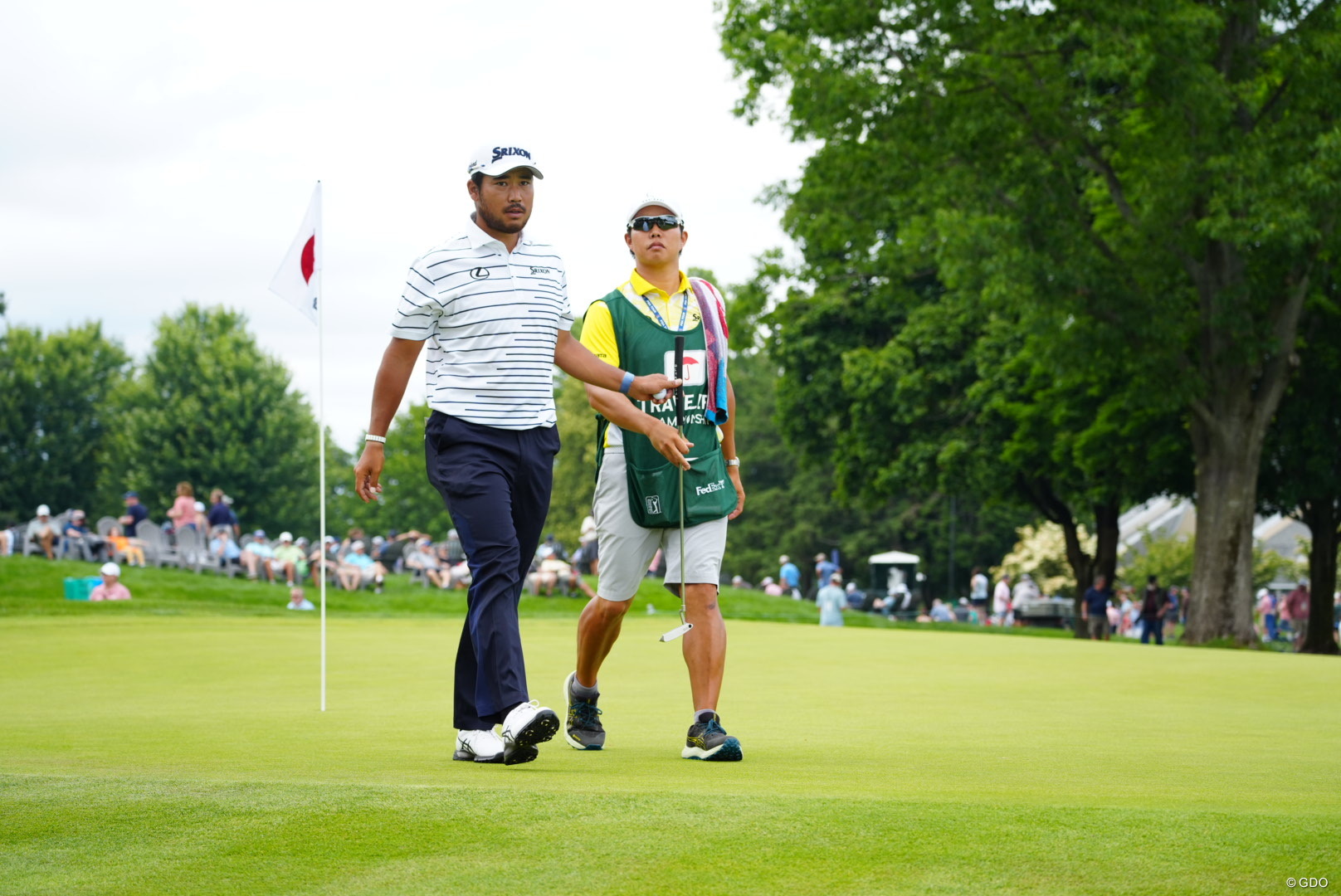 松山英樹は「64」をマークした