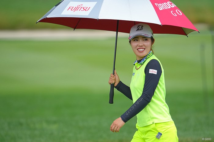 いつでも笑顔を忘れません。 2023年 KPMG全米女子プロゴルフ選手権 最終日 古江彩佳