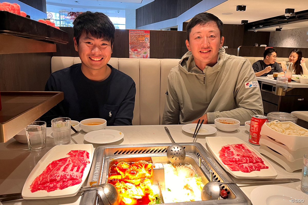 2023年 ベットフレッド英国マスターズ hosted by ニック・ファルド 事前 久常涼 岩崎亜久竜