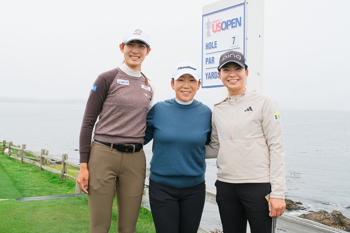 2023年 全米女子オープン 事前 馬場咲希 申ジエ 渋野日向子