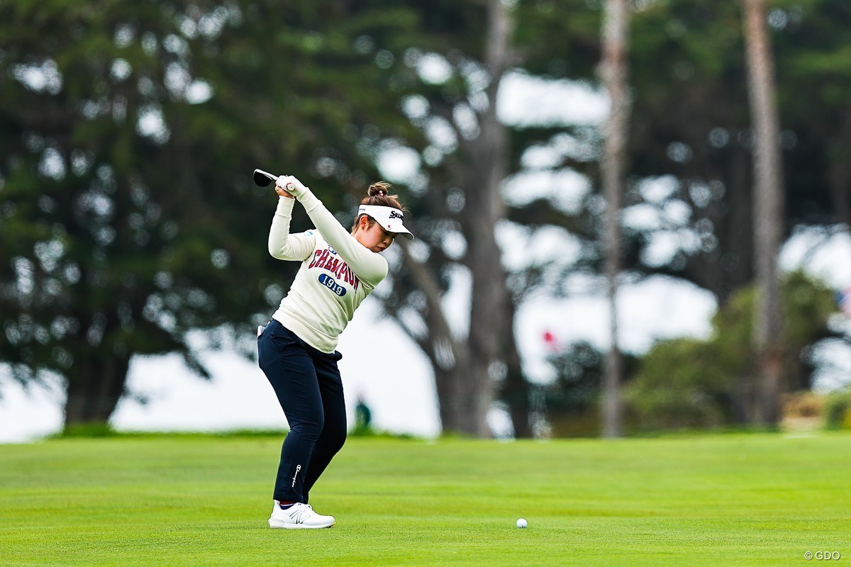 2023年 全米女子オープン 事前 山下美夢有