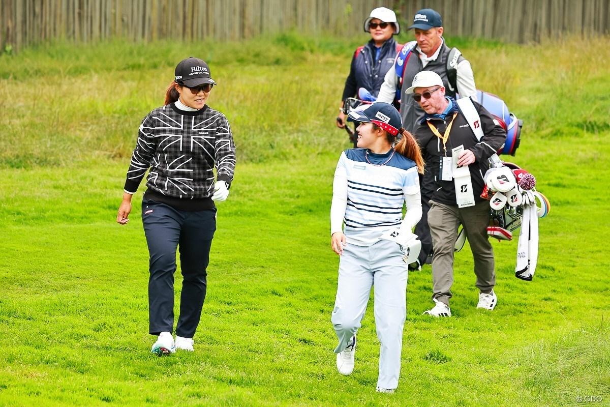 2023年 全米女子オープン 事前 畑岡奈紗 古江彩佳