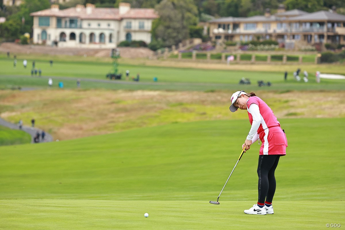2023年 全米女子オープン 初日 勝みなみ