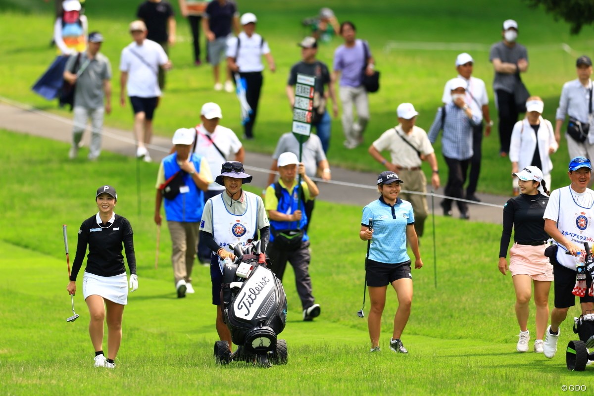 2023年 ミネベアミツミ レディス 北海道新聞カップ 2日目 宮澤美咲 菊地絵理香 小祝さくら