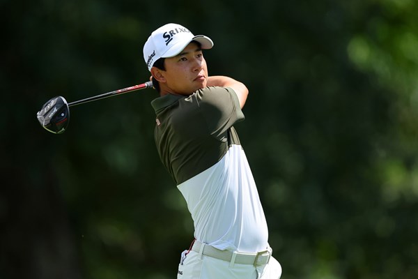 上位で決勝進出を決めた桂川有人(Michael Reaves/Getty Images)  ※撮影は大会初日
