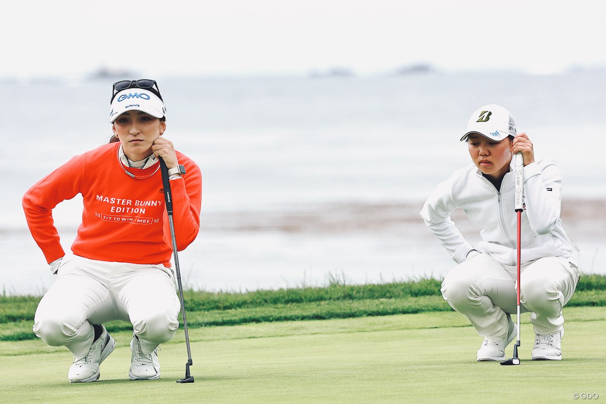 2023年 全米女子オープン 2日目 脇元華 小宮千鶴