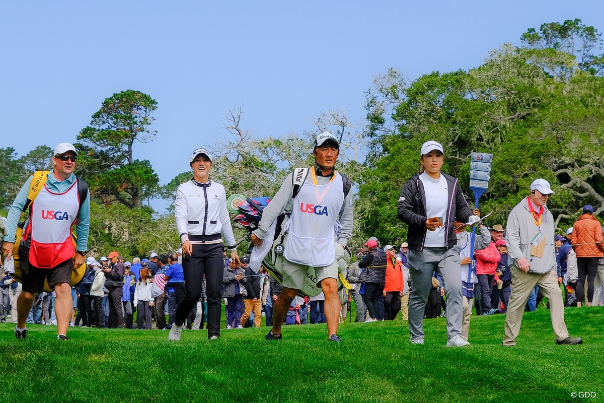 2023年 全米女子オープン 3日目 西郷真央 リディア・コー