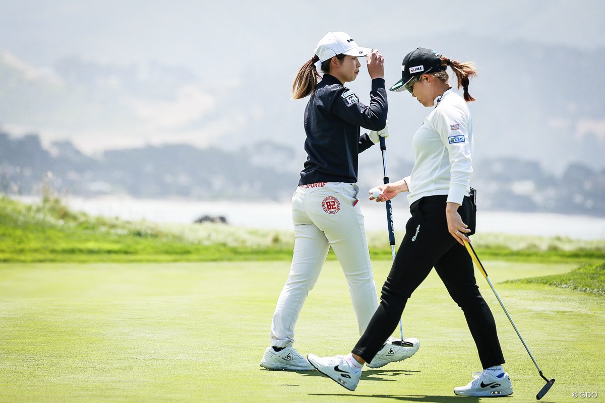 2023年 全米女子オープン 3日目 木下彩 勝みなみ