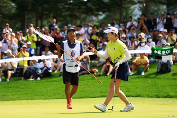 大場美智恵、菊地絵理香に続く史上3人目の北海道での地元優勝者