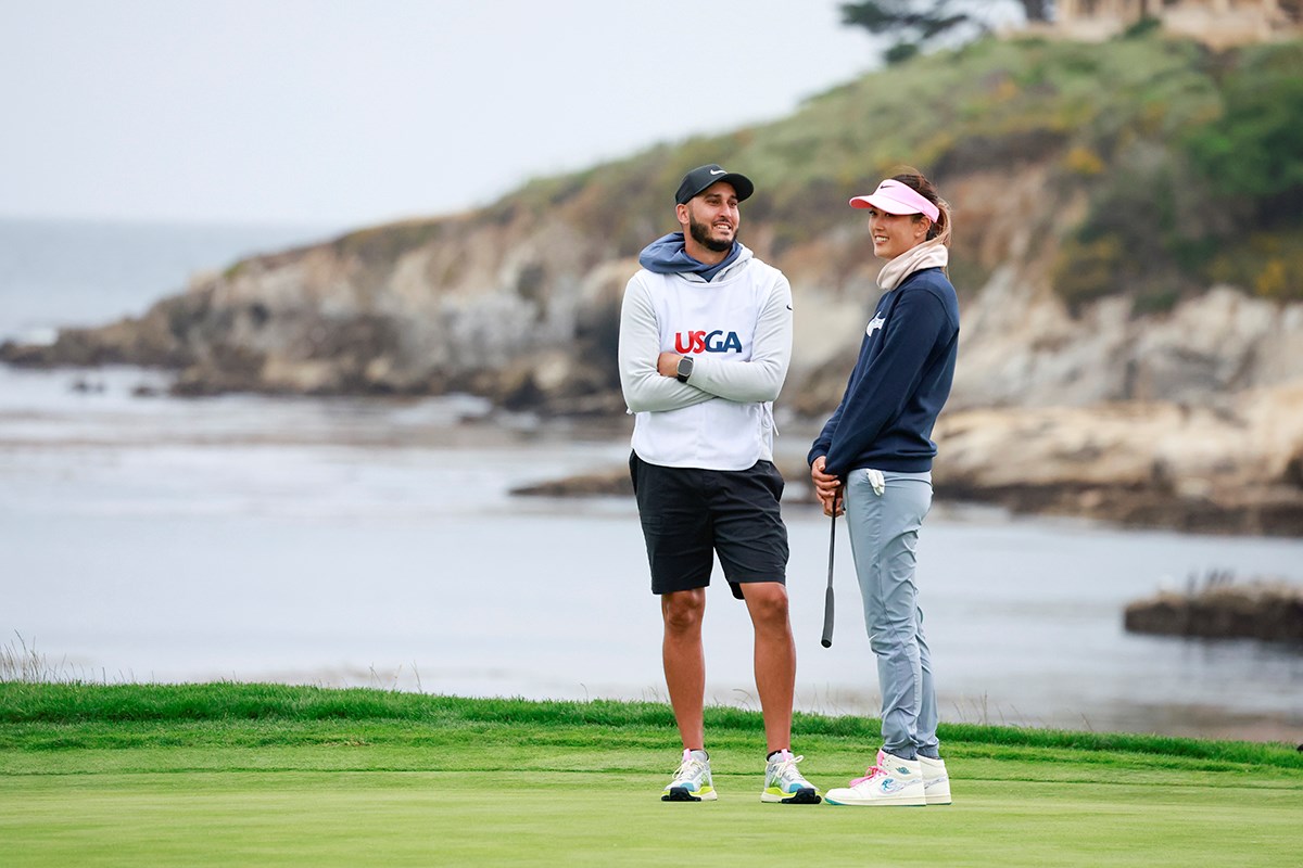 2023年 全米女子オープン 2日目 ミッシェル・ウィ ジョニー・ウェスト