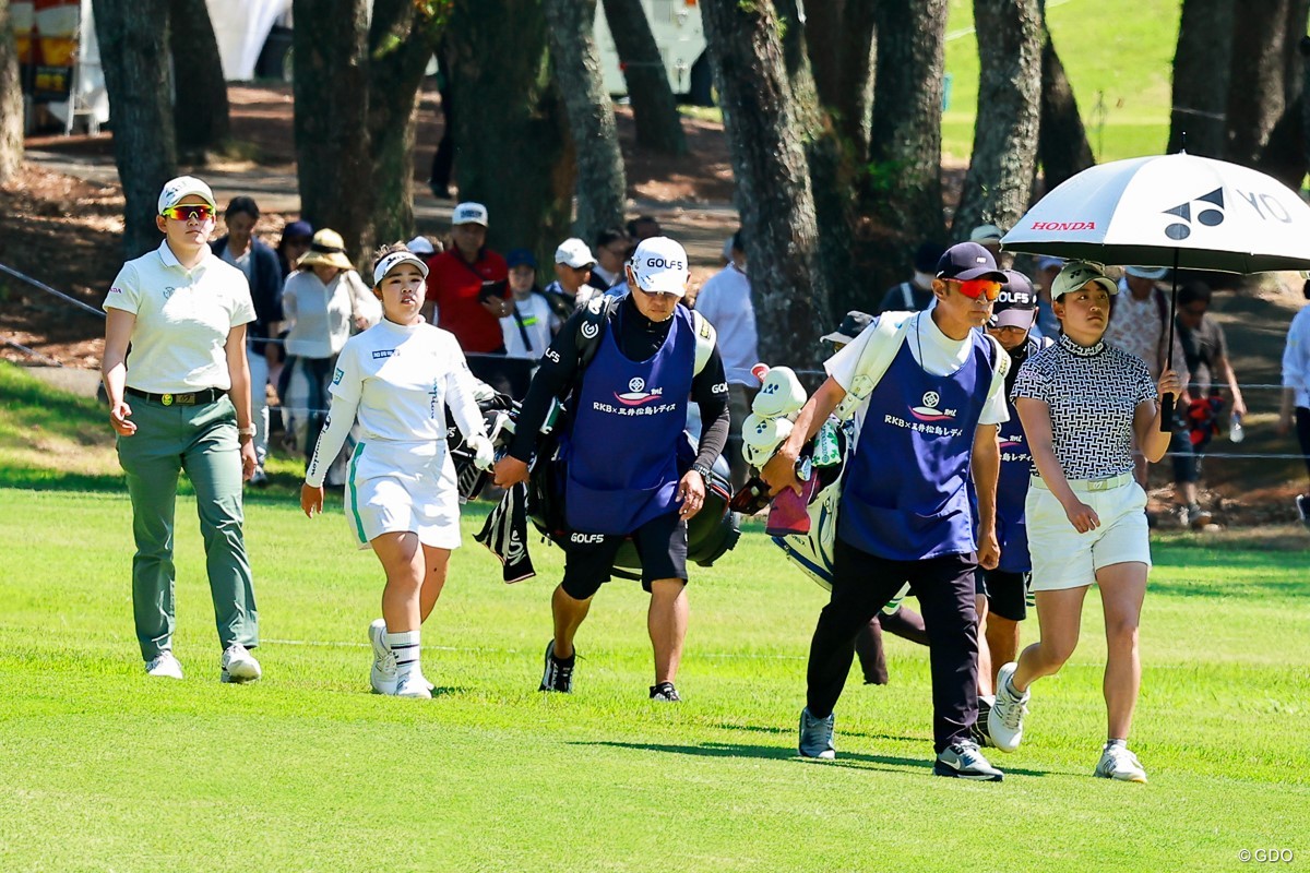 岩井明愛、山下美夢有、岩井千怜が三つどもえのプレーオフを戦った