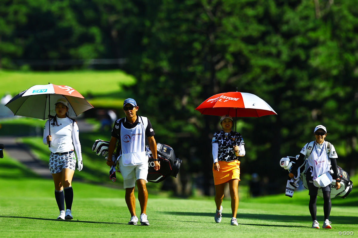 櫻井心那と桑木志帆はともに初優勝をかけてプレーオフでぶつかった