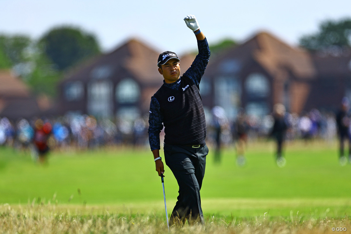 アンダーパーの内容で初日を終えた松山英樹