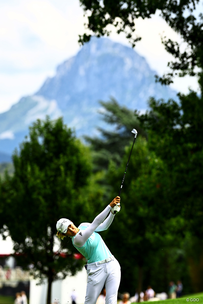 2023年 アムンディ エビアン選手権 2日目 渋野日向子|GDO ゴルフダイジェスト・オンライン