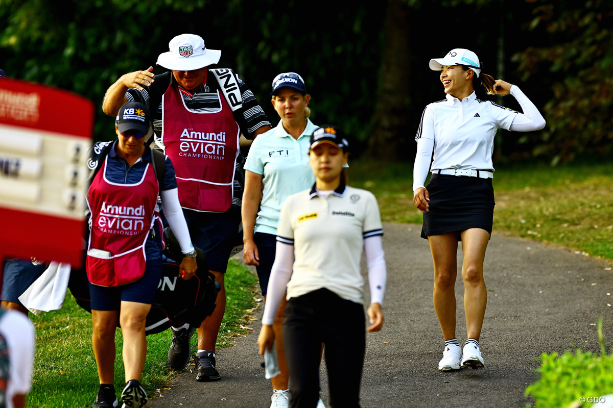 2023年 アムンディ エビアン選手権 3日目 渋野日向子|GDO ゴルフダイジェスト・オンライン