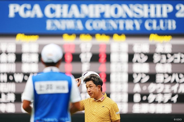 2023年 日本プロゴルフ選手権大会 最終日 上井邦浩 10度目の最終日最終組で「75」。9位で終戦した