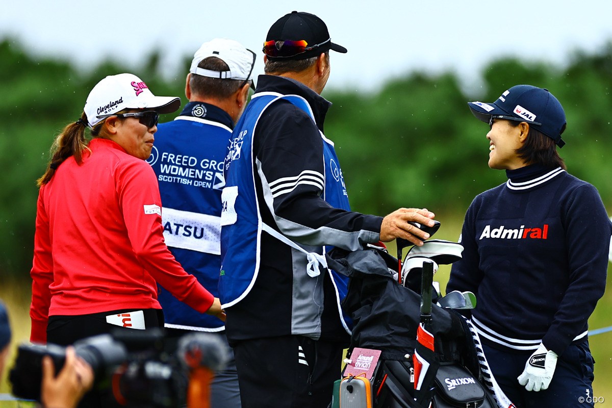 2023年 フリードグループ スコットランド女子オープン 3日目 勝みなみ 畑岡奈紗