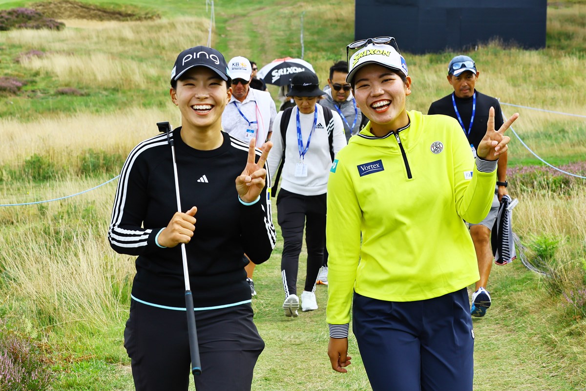 2023年 AIG女子オープン（全英女子） 事前 渋野日向子 櫻井心那