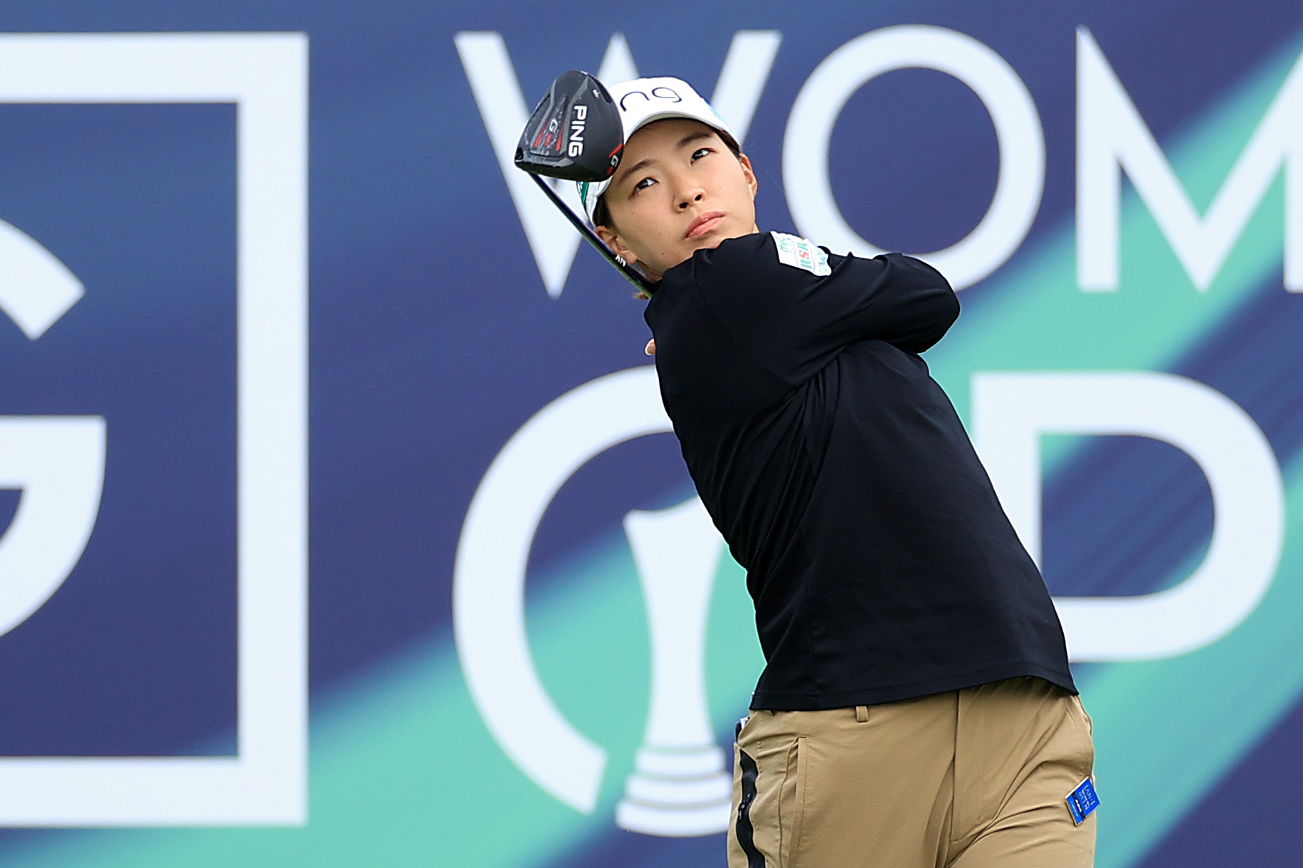 渋野日向子は2アンダーで発進※2021年大会(David Cannon/R&A/R&A via Getty Images)