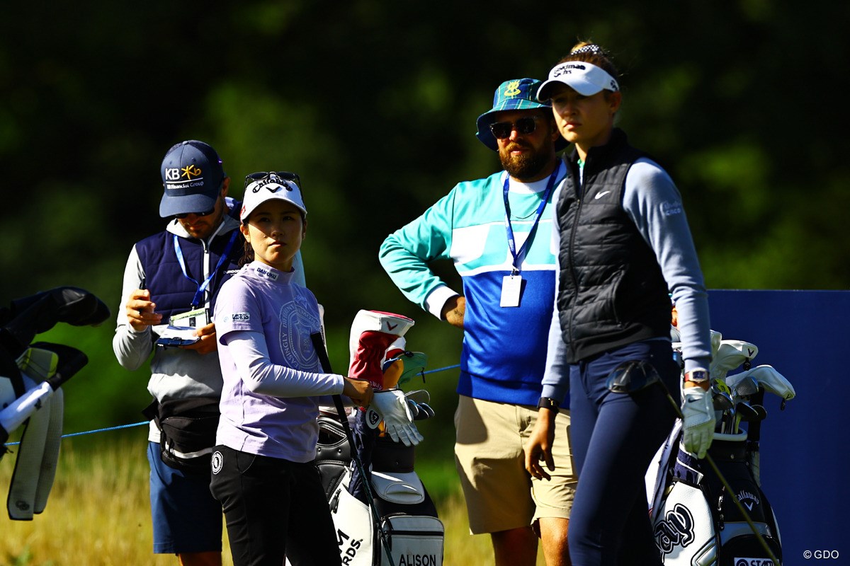 2023年 AIG女子オープン（全英女子） 事前 西村優菜 ネリー・コルダ