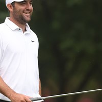 テーラーメイドのパターを握るスコッティ・シェフラー(GolfWRX, PGATOUR.com) 2023年 フェデックスセントジュード選手権 事前 スコッティ・シェフラー