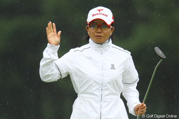 2010年 日本女子オープンゴルフ選手権競技初日 上原彩子