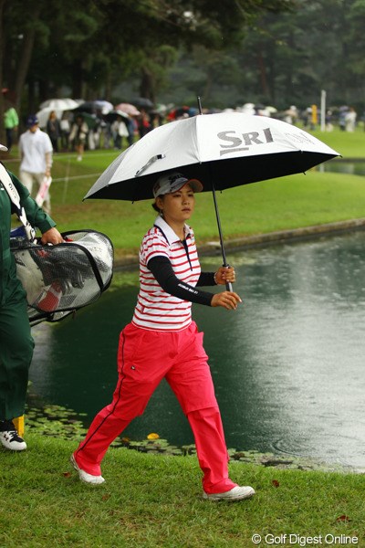 2010年 日本女子オープンゴルフ選手権競技初日 横峯さくら