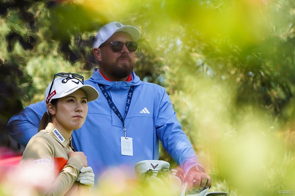 ハードな転戦を続ける西村優菜。開幕2日前は18ホールをプレーした