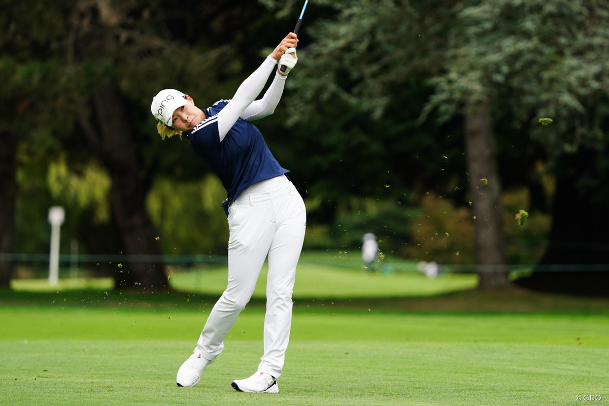 開幕前日はプロアマ戦に出場して9ホールプレー