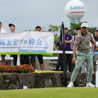 応援団の声援をバックにプレー 2023年 Sansan KBCオーガスタゴルフトーナメント 2日目 石坂友宏