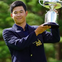 大会初出場で学生日本一に輝いた小林匠（提供：JGA） 2023年 日本学生ゴルフ選手権 最終日 小林匠