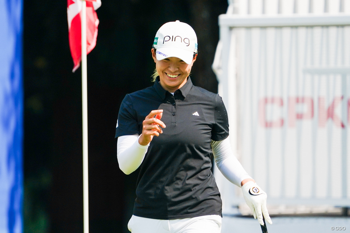 居残り成果のチップイン締め 渋野日向子「一番ショットが良かった」【LPGAツアー 米国女子】｜GDO ゴルフダイジェスト・オンライン