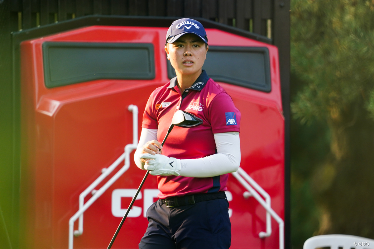 初日首位発進も8位で大会を終えた笹生優花