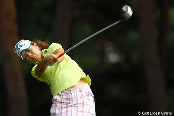 2010年 日本女子オープンゴルフ選手権競技3日目 宮里美香 終盤に崩れたものの、2位に4打差をつけて最終日を迎える宮里美香
