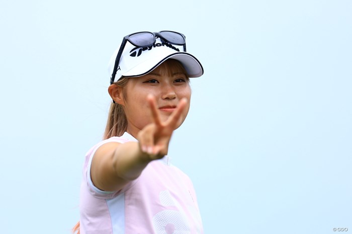 今年の女子アマチャンピオン 2023年 ゴルフ5レディスプロゴルフトーナメント 初日 飯島早織