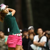 1打のミスが大きく響き、「80」の大叩き。31位タイに後退した上田桃子 2010年 日本女子オープンゴルフ選手権競技3日目 上田桃子