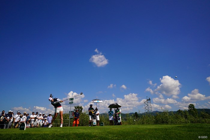 力強いティショット 2023年 ゴルフ5レディスプロゴルフトーナメント 最終日 櫻井心那