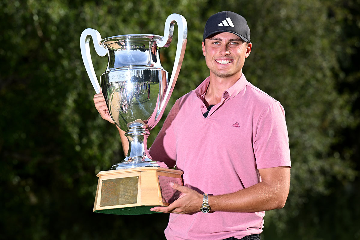 元アマ世界ランク1位のルドビグ・アバーグがプロ転向年に初勝利(Stuart Franklin/Getty Images)