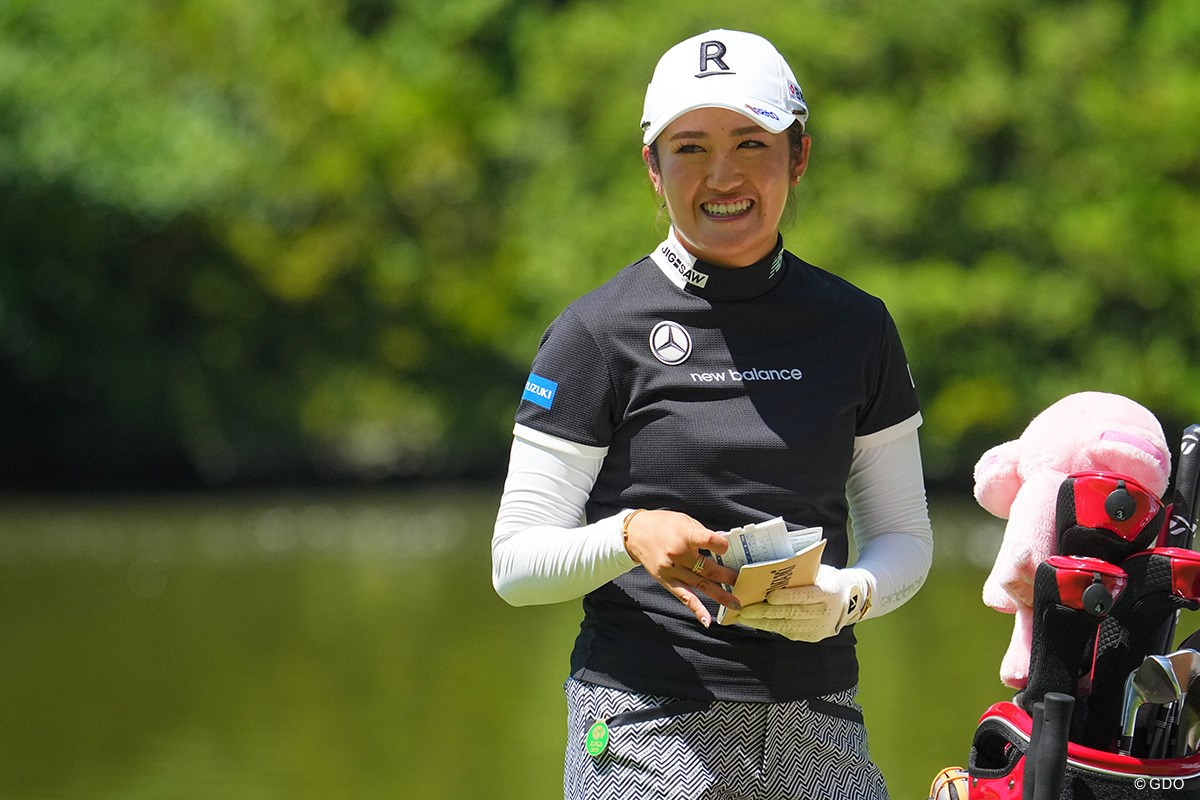 2023年 日本女子プロゴルフ選手権大会コニカミノルタ杯 初日 稲見萌寧